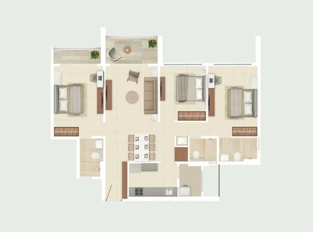 2 BHK Rohan Harita